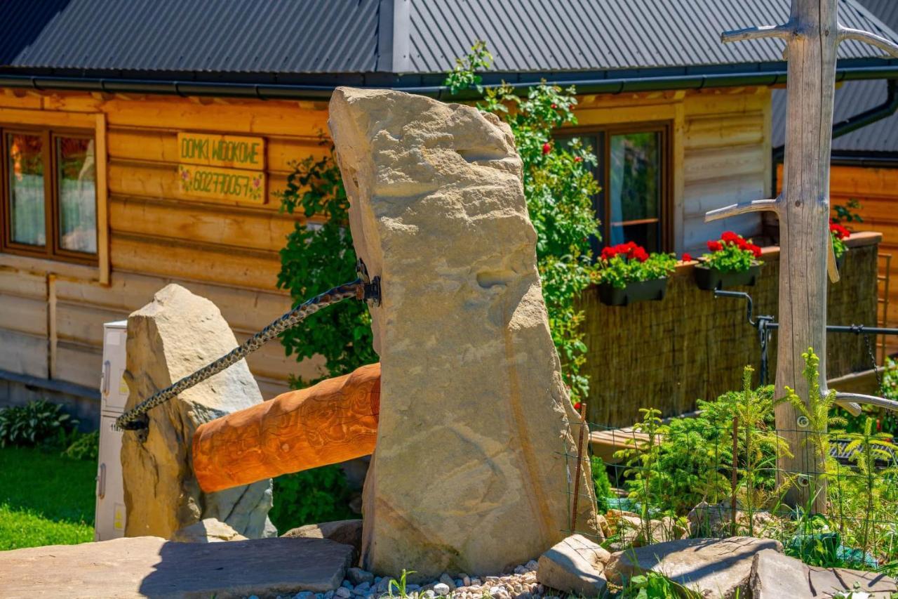 זאוב Domki Widokowe Wooden Luxury Chalet & Jacuzzi מראה חיצוני תמונה