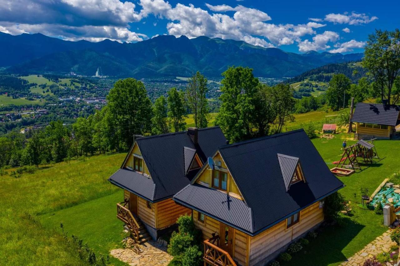 זאוב Domki Widokowe Wooden Luxury Chalet & Jacuzzi מראה חיצוני תמונה