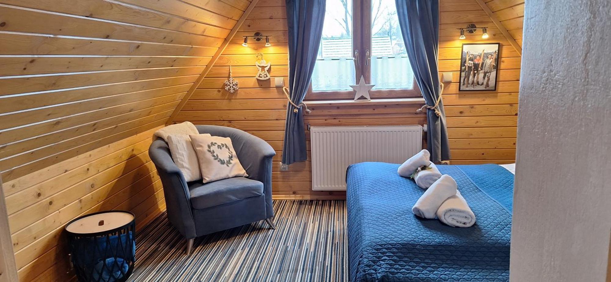זאוב Domki Widokowe Wooden Luxury Chalet & Jacuzzi מראה חיצוני תמונה